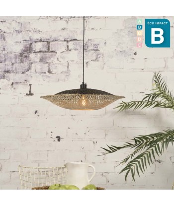 Suspension Kalimantan horizontale en bambou,⌀ 44, 60 ou 87 cm en linge