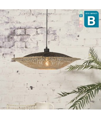 Suspension Kalimantan horizontale en bambou,⌀ 44, 60 ou 87 cm en linge