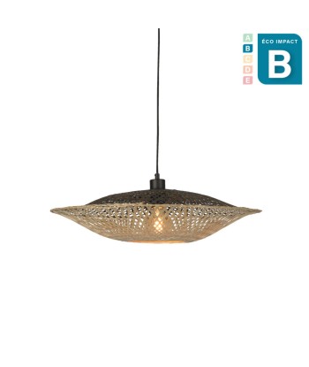 Suspension Kalimantan horizontale en bambou,⌀ 44, 60 ou 87 cm en linge