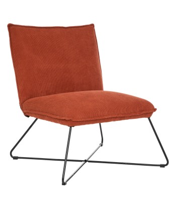 Fauteuil En Velours Moana Terracotta de technologie