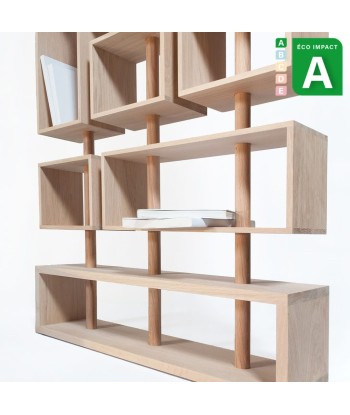 Bibliothèque 3 Mâts en bois de forêts durables, Long. 82 cm l'achat 