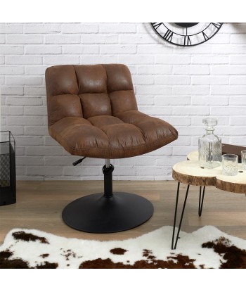 Fauteuil Vintage Indus Marron votre restaurant rapide dans 