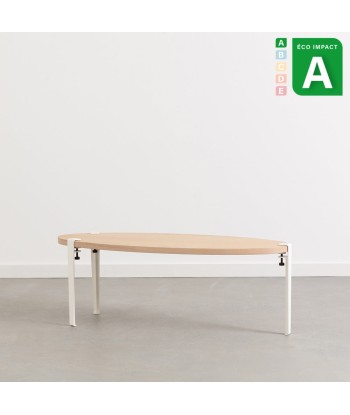 Table basse Surf, en bois de forêts durables, Long. 100 cm à prix réduit toute l'année