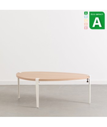 Table basse Galet, en bois de forêts durables, Long. 120 cm sélection de produits