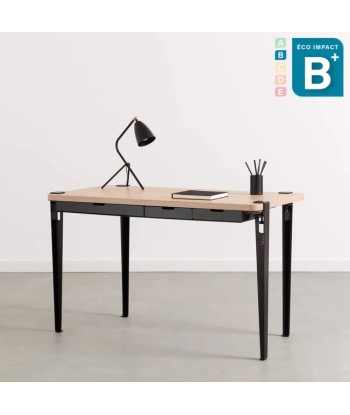 Bureau Monochrome, en bois, Long. 120 cm Jusqu'à 80% De Réduction