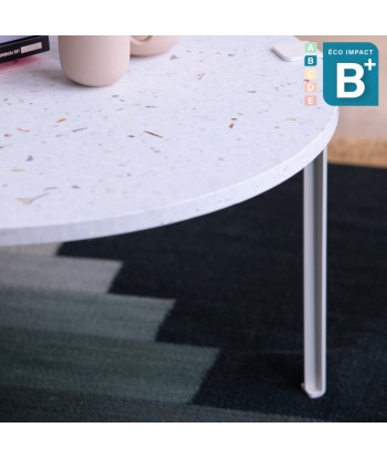 Table basse ronde VENEZIA en plastique recyclé, ⌀ 80 cm Dans la société mordern