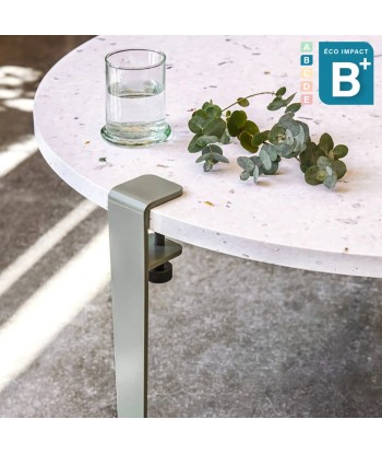 Table basse ronde VENEZIA en plastique recyclé, ⌀ 80 cm Dans la société mordern