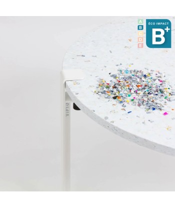 Table basse oblongue ROCA en plastique recyclé, Long. 100 cm 2 - 3 jours ouvrés.