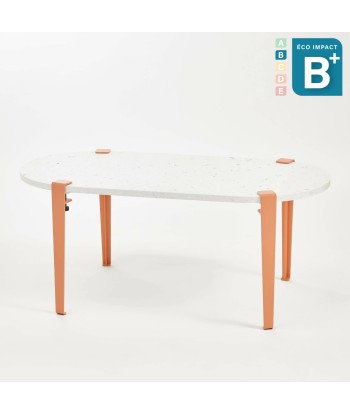 Table basse oblongue ROCA en plastique recyclé, Long. 100 cm 2 - 3 jours ouvrés.