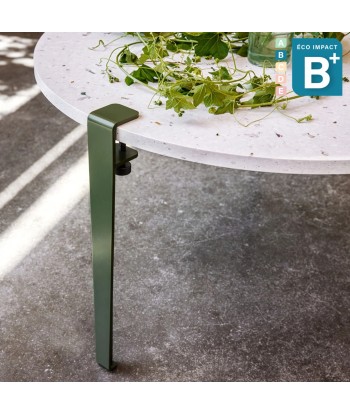 Table basse ronde VENEZIA en plastique recyclé, ⌀ 80 cm Dans la société mordern