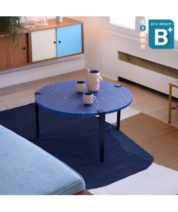 Table basse ronde VENEZIA en plastique recyclé, ⌀ 80 cm Dans la société mordern