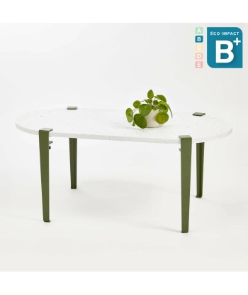 Table basse oblongue ROCA en plastique recyclé, Long. 100 cm 2 - 3 jours ouvrés.