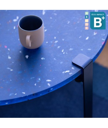 Table basse ronde VENEZIA en plastique recyclé, ⌀ 80 cm Dans la société mordern