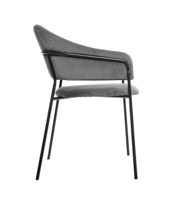 Fauteuil En Velours Siron Gris Comparez et commandez 