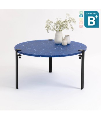 Table basse ronde VENEZIA en plastique recyclé, ⌀ 80 cm Dans la société mordern