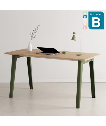 Bureau New Modern, en bois de forêt durables, Long. 130 ou 150 cm à prix réduit toute l'année