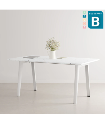 Table New Modern, 6 personnes, en plastique recyclé, Long. 160 cm français