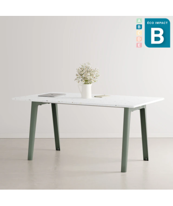 Table New Modern, 6 personnes, en plastique recyclé, Long. 160 cm français