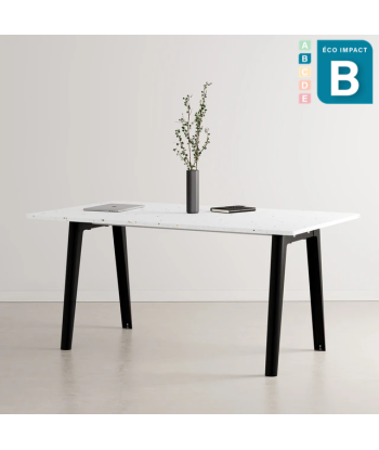 Table New Modern, 6 personnes, en plastique recyclé, Long. 160 cm français