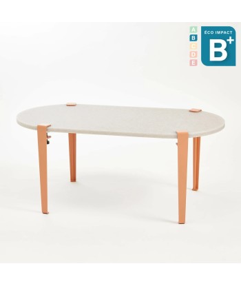 Table basse oblongue ROCA en plastique recyclé, Long. 100 cm 2 - 3 jours ouvrés.