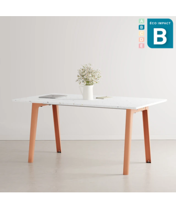 Table New Modern, 6 personnes, en plastique recyclé, Long. 160 cm français