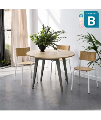 Table ronde New Modern 4 à 6 personnes, en bois Ø 110 cm les ctes