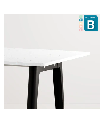 Table New Modern, 6 personnes, en plastique recyclé, Long. 160 cm français