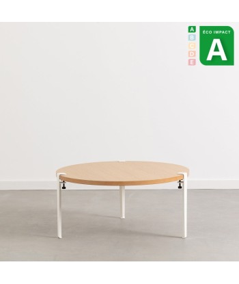 Table basse Brooklyn, en bois de forêts durables, ⌀ 90 cm Par le système avancé 