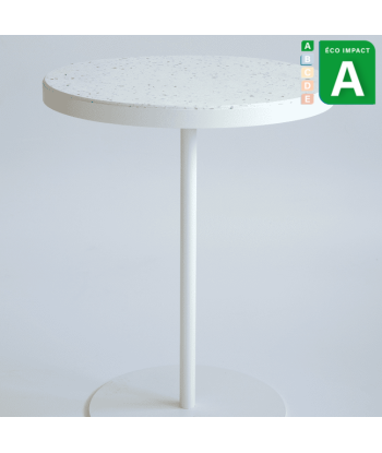 Table bistrot Mahaut en plastique recyclé, Ø 60 cm l'évolution des habitudes 