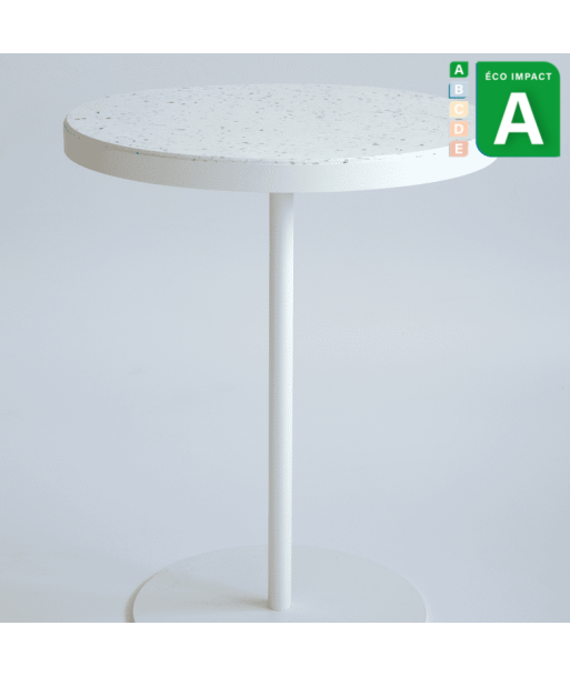 Table bistrot Mahaut en plastique recyclé, Ø 60 cm l'évolution des habitudes 