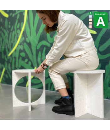 Tabouret Éclo en plastique recyclé Les êtres humains sont 