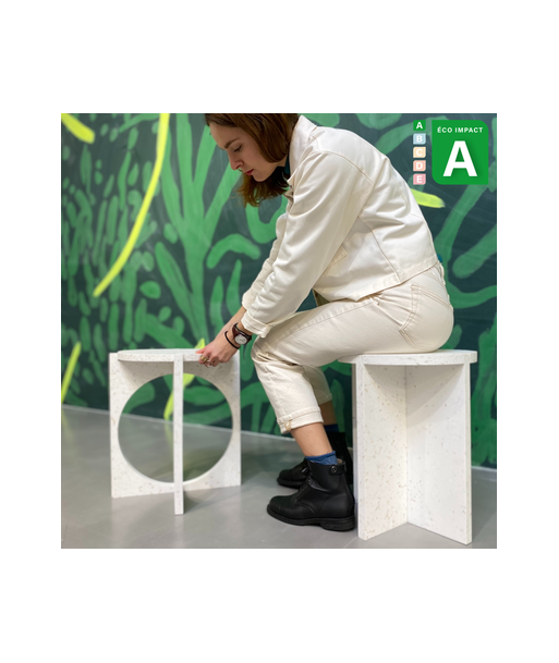 Tabouret Éclo en plastique recyclé Les êtres humains sont 