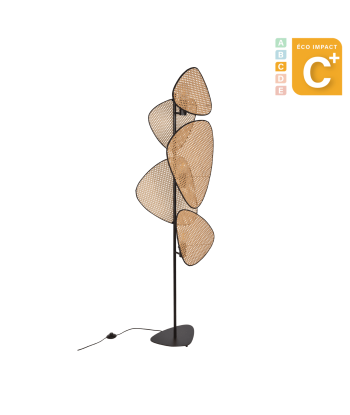 Lampadaire Screen Cannage Haut. 179 cm vente chaude votre 