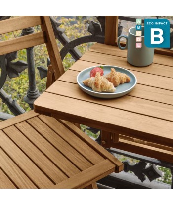 Table de balcon rabattable Amarilis, 40 x 42 cm, bois massif durable Le MVP de beaucoup