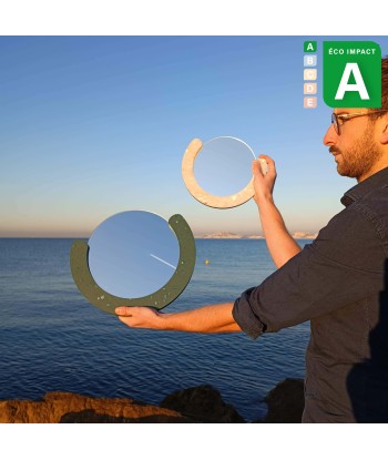 Le miroir Transparent - Ø36cm hantent personnes