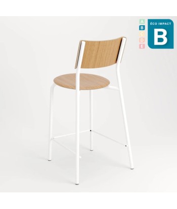 Chaise de bar SSD en bois de forêts durables et acier 50% de réduction en Octobre 2024