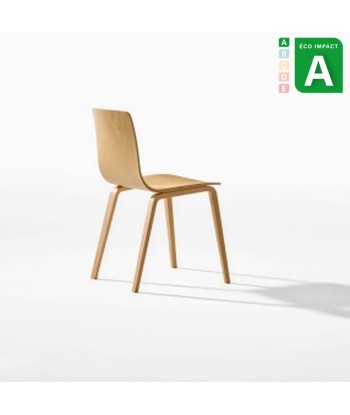 Chaise AAVA empilable, bois durable Livraison rapide