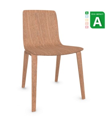 Chaise AAVA empilable, bois durable Livraison rapide