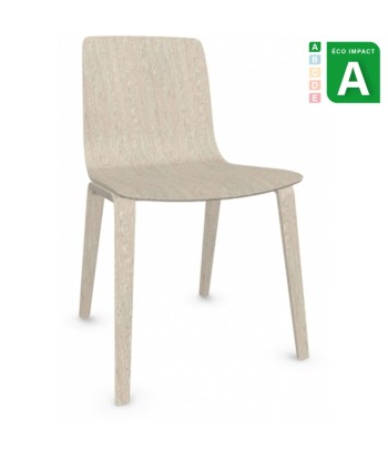 Chaise AAVA empilable, bois durable Livraison rapide