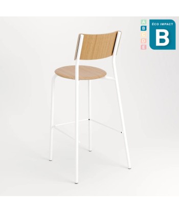 Chaise de bar SSD en bois de forêts durables et acier 50% de réduction en Octobre 2024