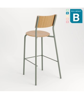 Chaise de bar SSD en bois de forêts durables et acier 50% de réduction en Octobre 2024