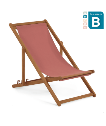 Chilienne de jardin pliante Adredna en bois massif durable Pour