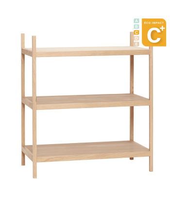 Petite bibliothèque en bois durable Long. 80 cm les ligaments