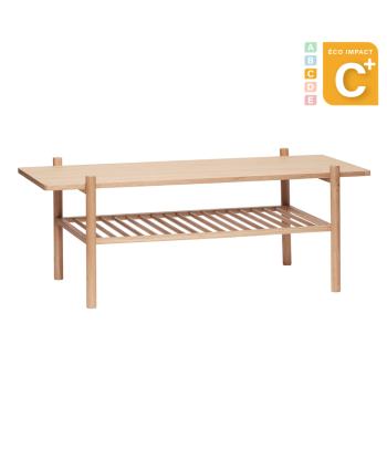 Table basse Acorn en bois durable Long.120 cm À commander