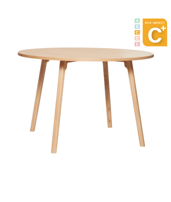 Table à manger ronde en bois durable Ø115 offre 