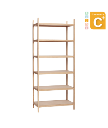 Grande bibliothèque en bois durable Long. 80 cm 2023