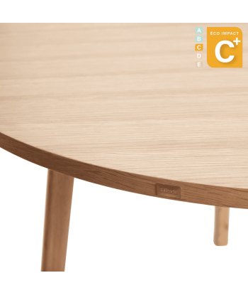 Table à manger ronde en bois durable Ø115 offre 