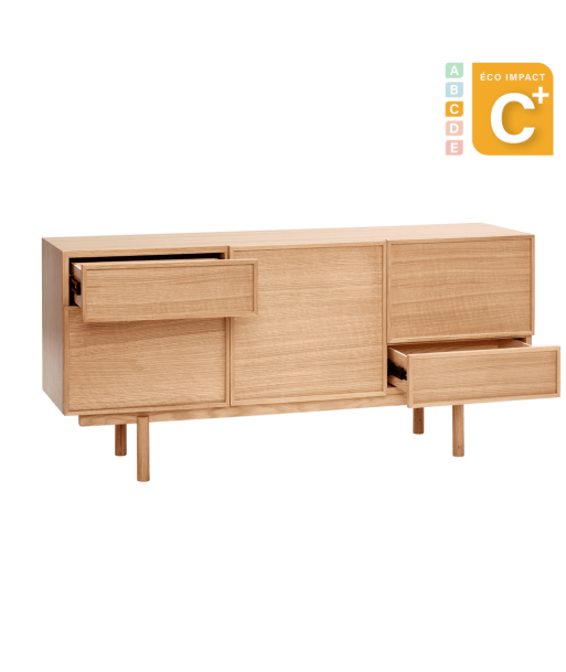 Buffet Cube en bois durable Long. 140 cm Le MVP de beaucoup