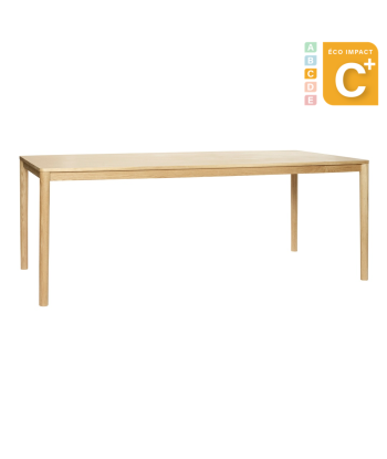 Table à manger 8 personnes en bois durable Long. 200cm offre 