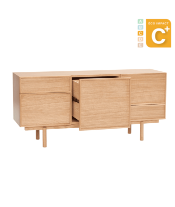 Buffet Cube en bois durable Long. 140 cm Le MVP de beaucoup